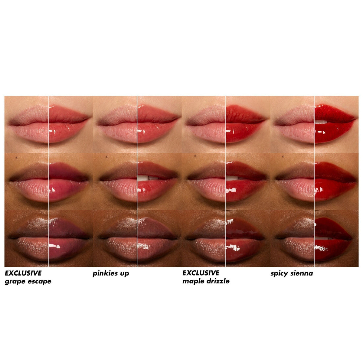 Glossy Lip Stain Shades 4 Days Kit
